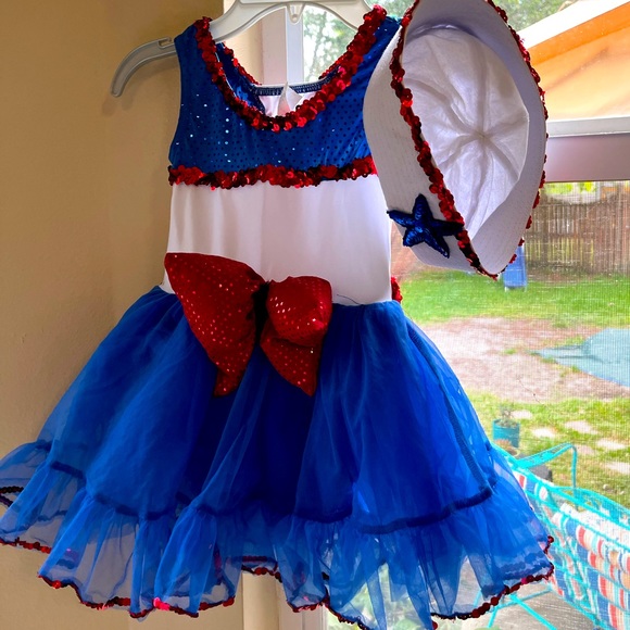 A wish come true "good ship lollipop" dance costume size 5/6 - Picture 1 of 3